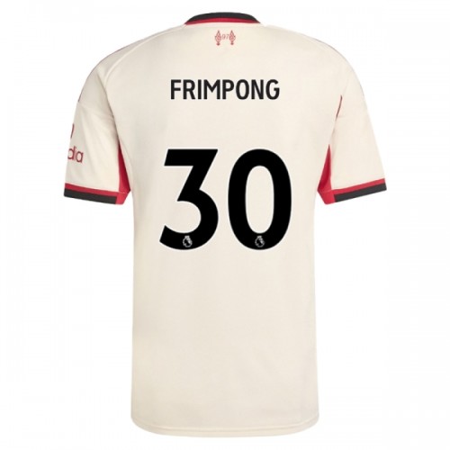 Dresovi Liverpool Jeremie Frimpong 30 Gostujući 2025-26 - Kratki Rukavima Dresovi Liverpool Jeremie Frimpong 30 Gostujući 2025-26 - Kratki Rukavima